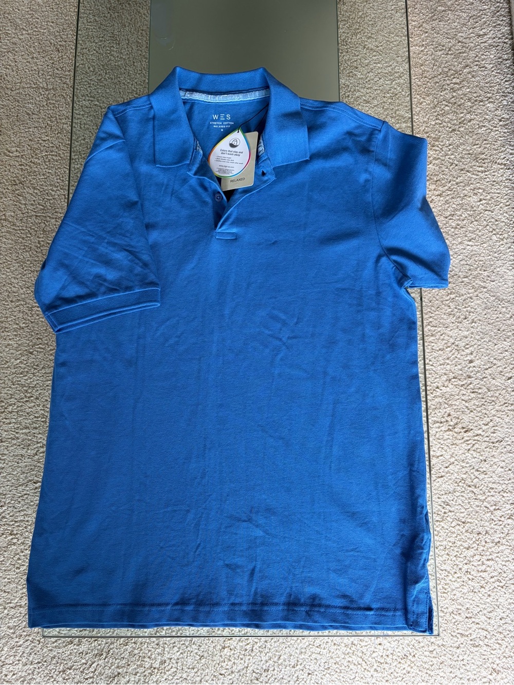 💙 NWT Wes Blue Polo Tee